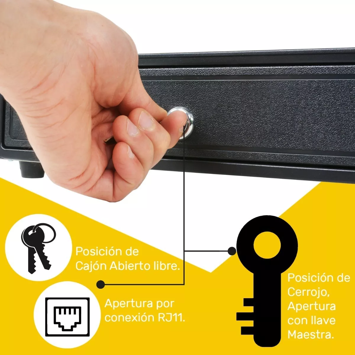 Cajon De Dinero Metalico 4 Billetes